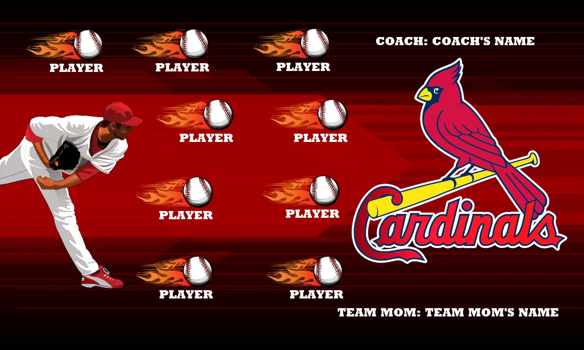 Cardinals 4 Baseball Banner-baseball-banner-fundraiser-images