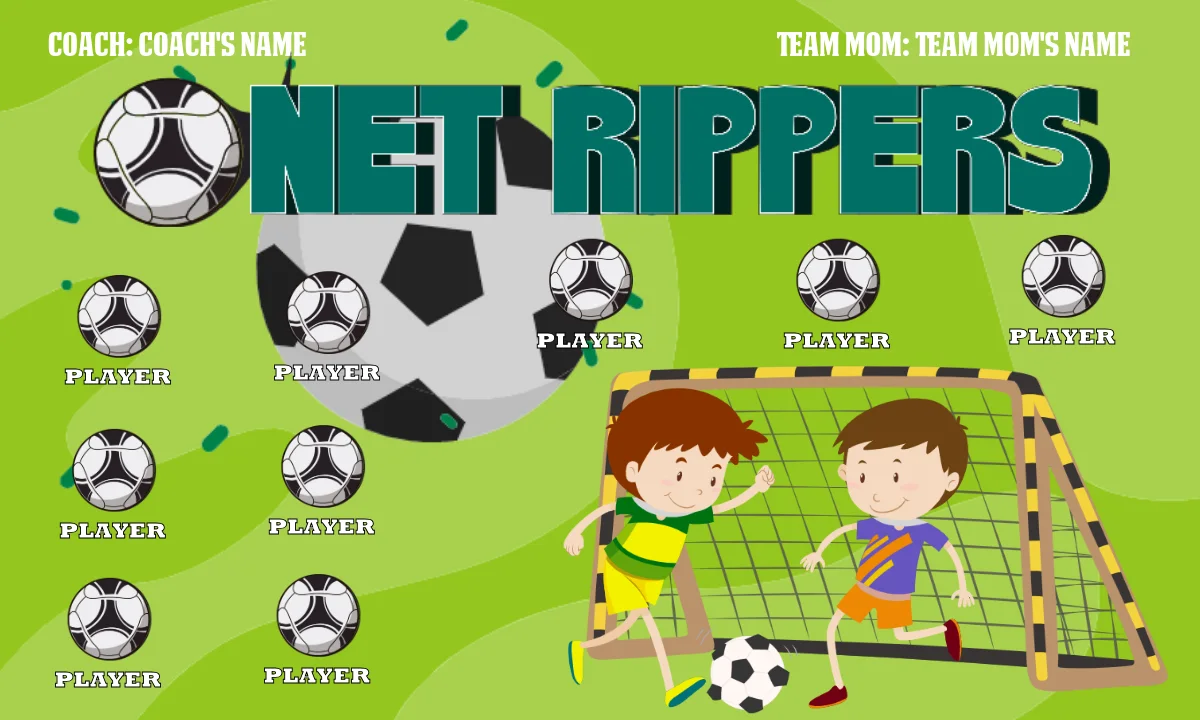 Net Rippers Soccer Banner-soccer-banner-templates