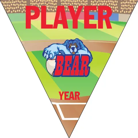 Bear 2 Softball Banner-softball-birthday-banners-picture