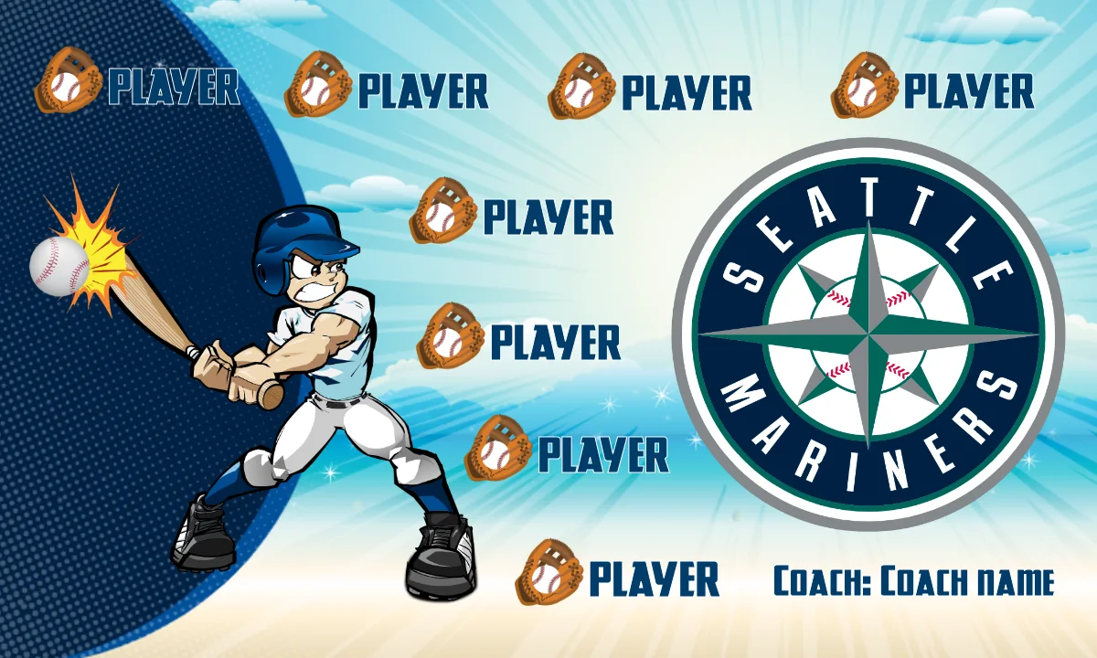 Seattle Baseball Banner-softball-banner-templates-picture