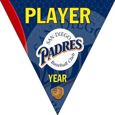Padres 2 Baseball Banner-baseball-banners-signs-images