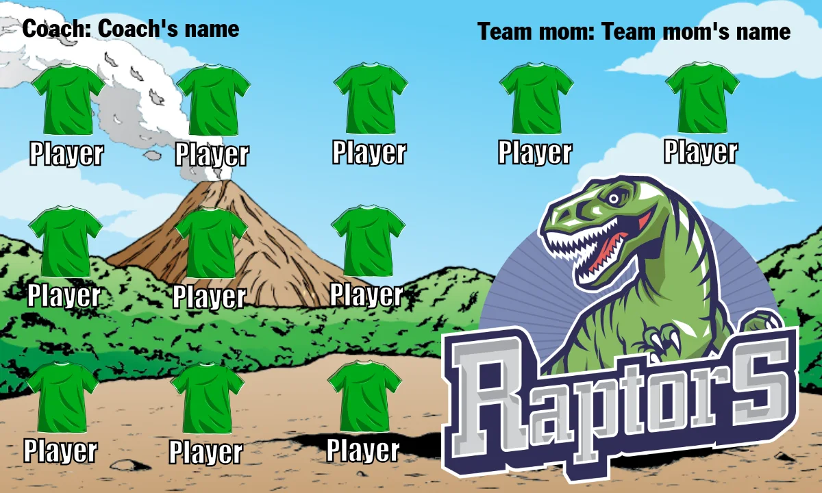 Raptors Soccer Banner-soccer-banners-los-angeles