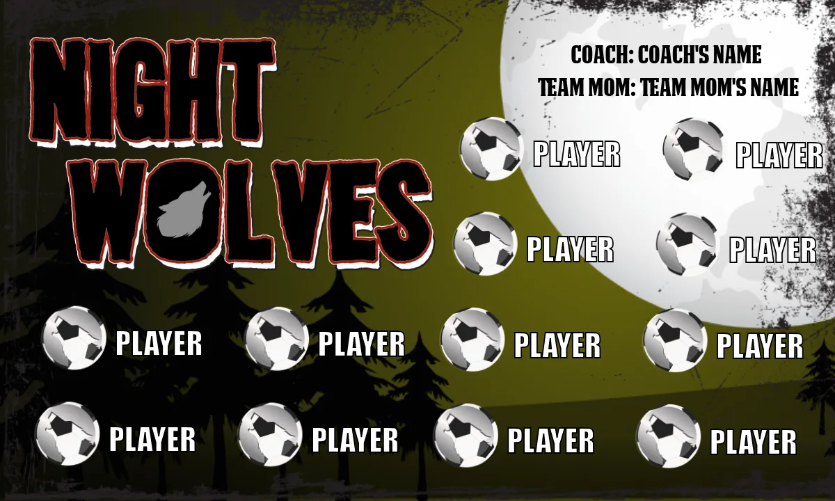 Night Wolves 2 Soccer Banner-soccer-banner-flags