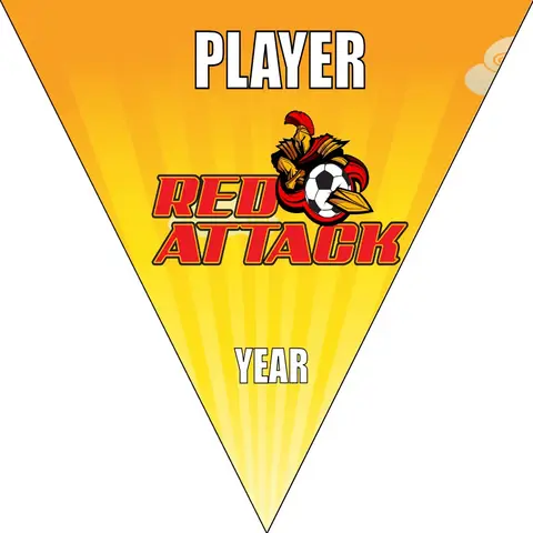 Red Attack Soccer Banner-soccer-banners-picture