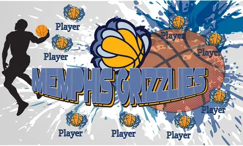 Memphis Grizzlies 2 Basketball Banner 1 michigan basketball banner taken down images