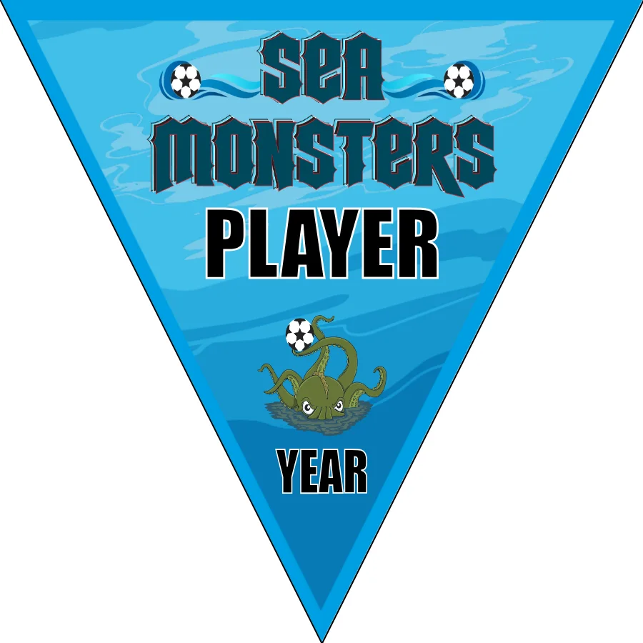 Sea Monsters 2 Soccer Banner-soccer-banner-stand-picture