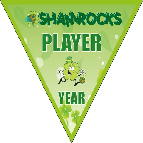 Shamrocks Soccer Banner-soccer-birthday-banner-picture