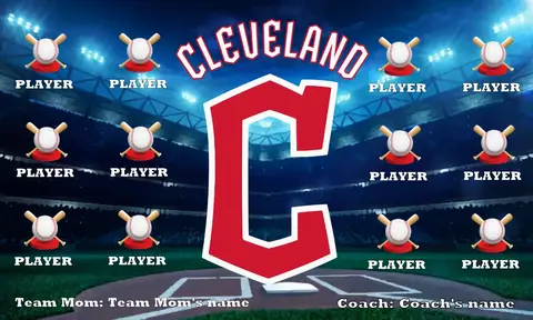 Cleveland Guardians Baseball Banner
