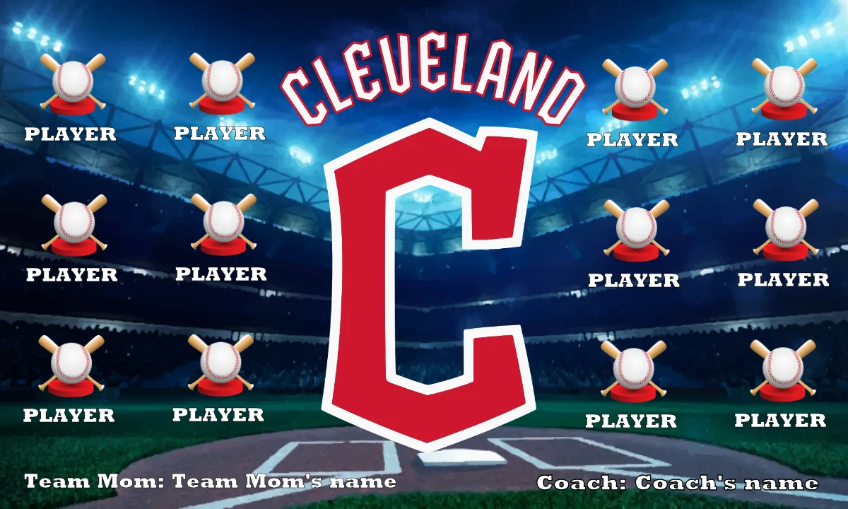 Cleveland Guardians Baseball Banner