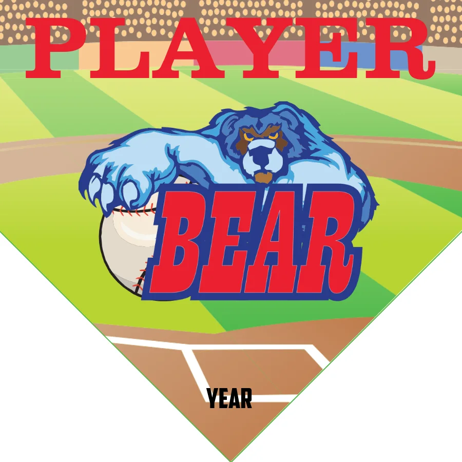 Bear 2 Softball Banner-create-a-baseball-team-banner-images