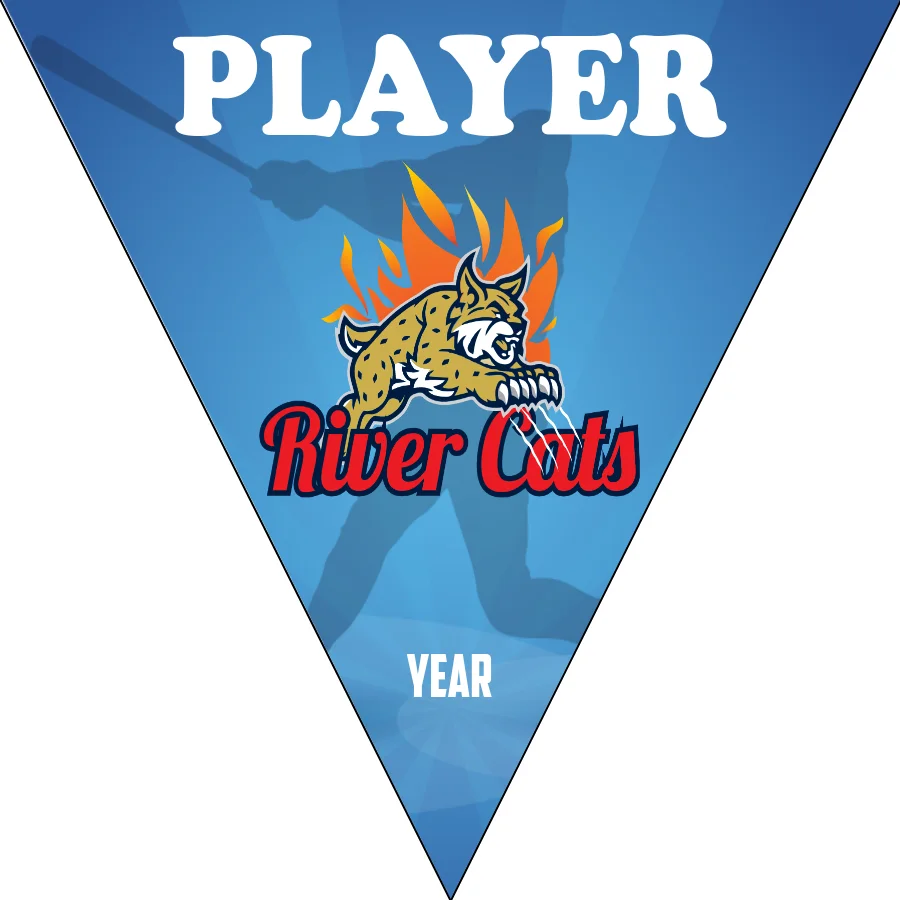 River Cats 2 Softball Banner-softball-sponsor-banners-picture