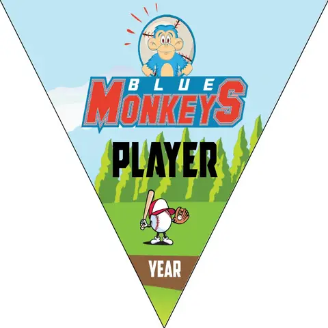 Blue Monkeys 2 Softball Banner-softball-banner-size-picture