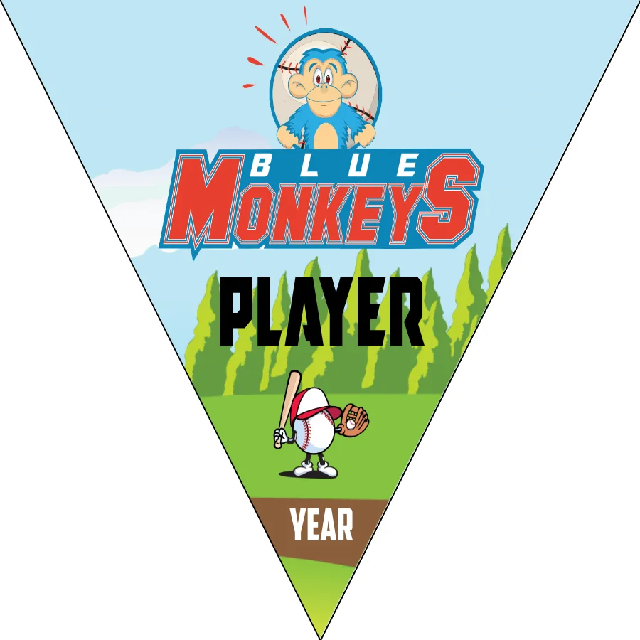 Blue Monkeys 2 Softball Banner-softball-banner-size-picture