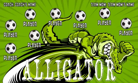 Alligator Soccer Banner-soccer-banner-picture