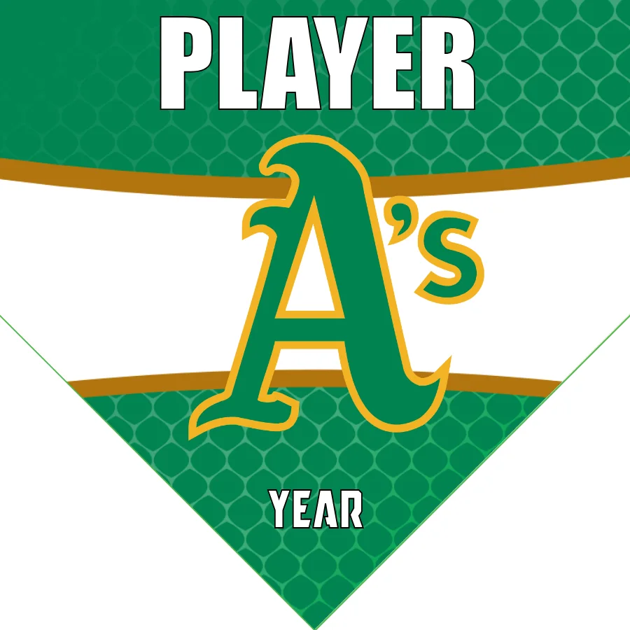 Oakland 3 Baseball Banner-baseball-pennant-banner-images