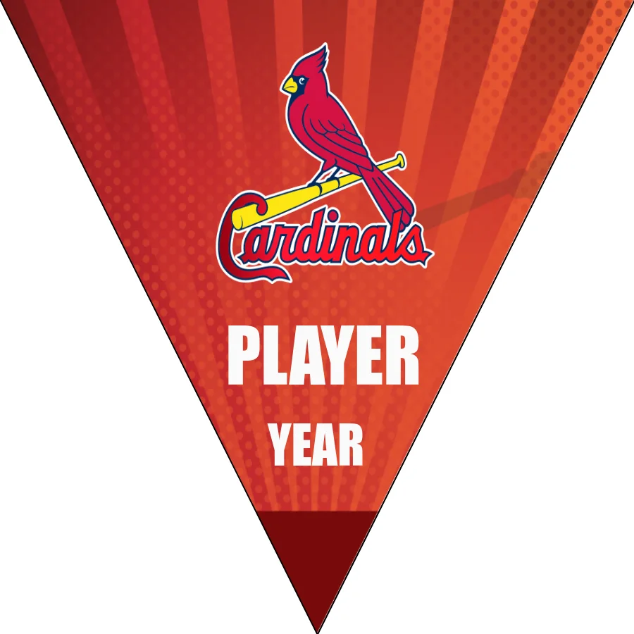 Cardinals 5 Baseball Banner-modern-baseball-banner-images