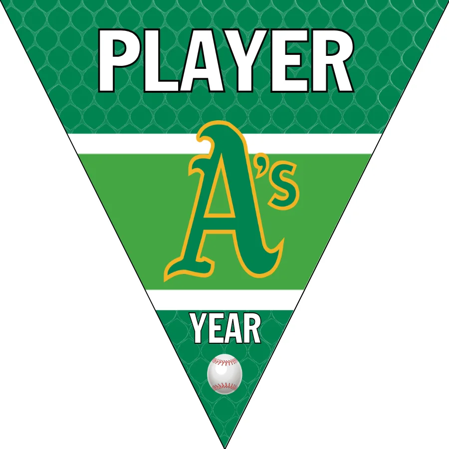 Oakland 3 Baseball Banner-airbrushed-baseball-banners-images