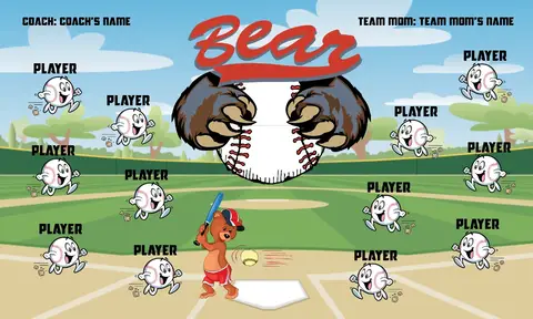 Bear Softball Banner-softball-banners-with-pictures-picture