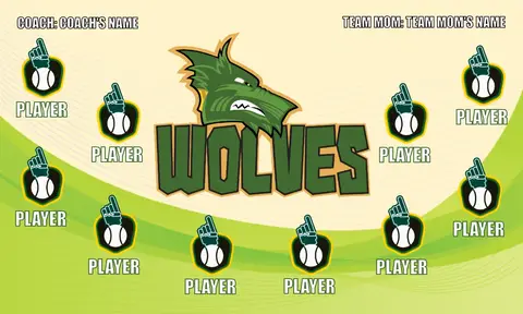 Wolves Softball Banner
