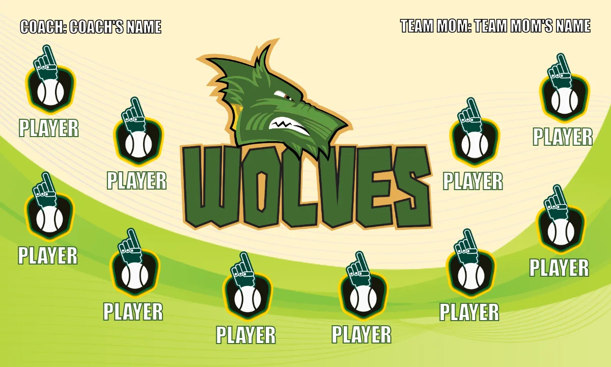 Wolves Softball Banner