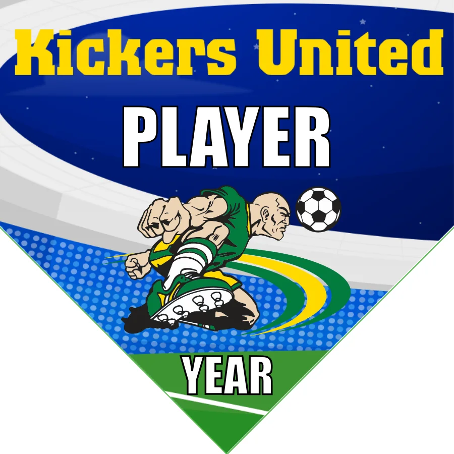 Kickers United 2 Soccer Banner-soccer-team-banner-picture