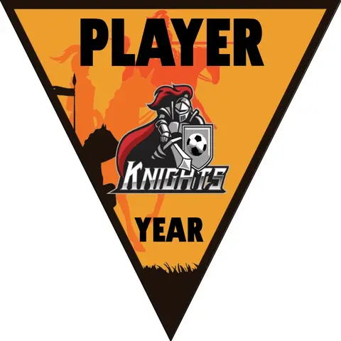 Knights 3 Soccer Banner-soccer-banner-holder-picture