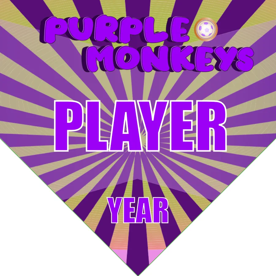 Monkeys Purple Soccer Banner-soccer-banner-flags-picture