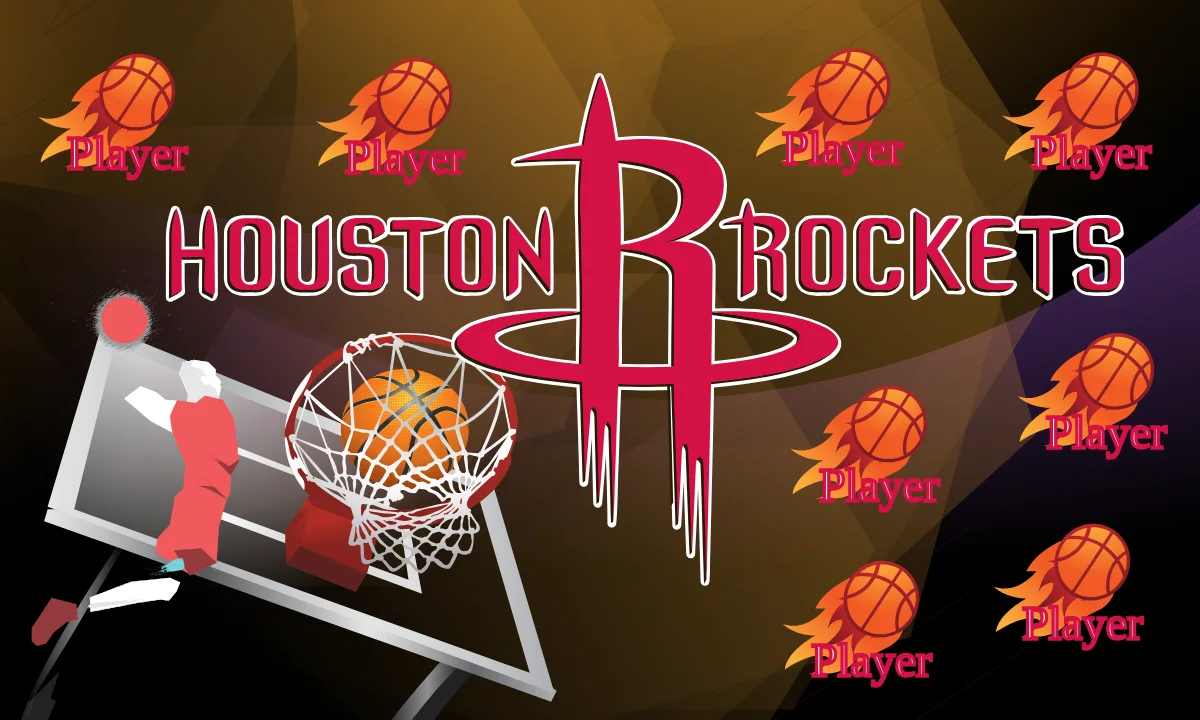 Houston Rockets Basketball Banner basketball court banner template images
