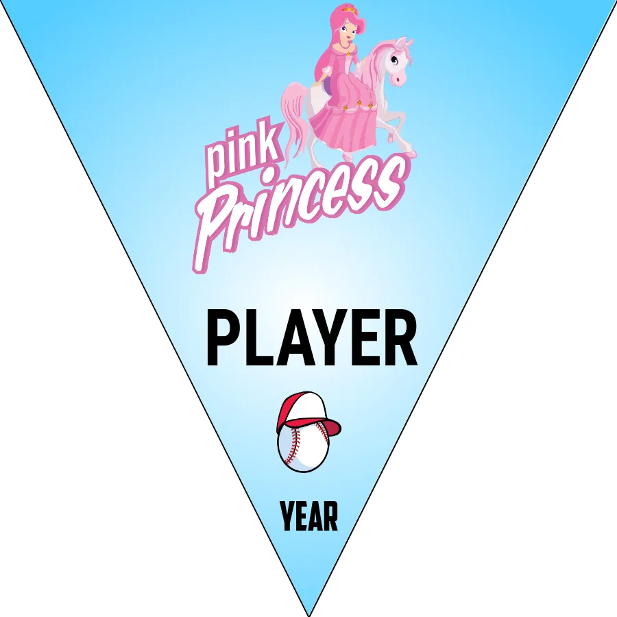 PinkPrincessess1 Softball Banner-softball-sponsor-banners-picture