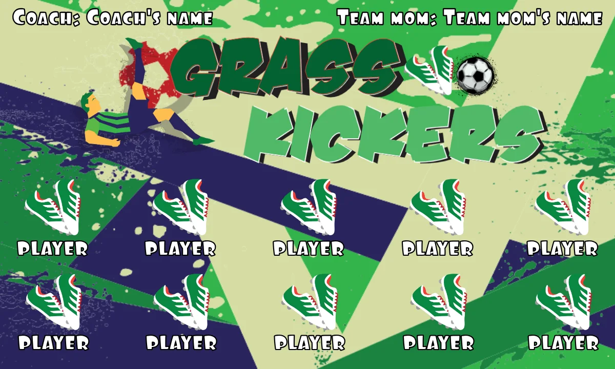 Kickers Flipper Soccer Banner-soccer-blade-banners-picture