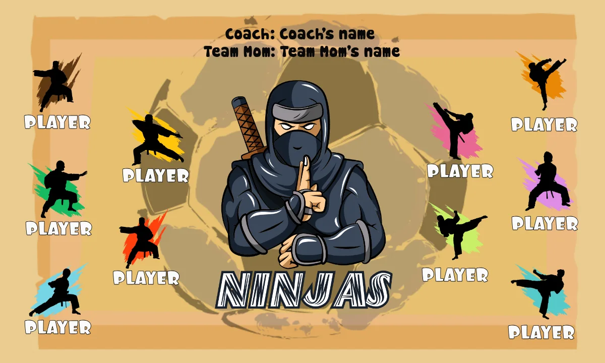 Ninjas Soccer Banner-soccer-banners-ideas-picture