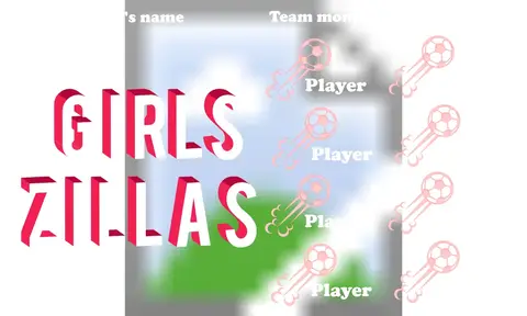 Girl Zillas Little Soccer Banner-soccer-banners