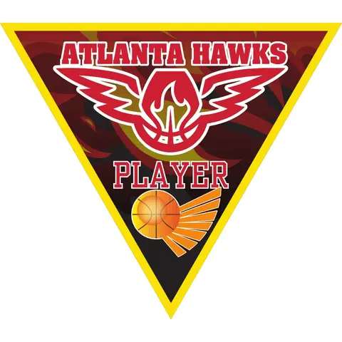 Atlanta Hawks 2 Basketball Banner