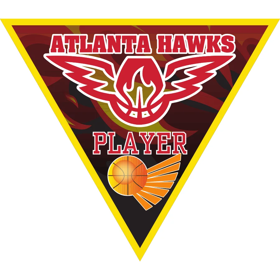 Atlanta Hawks 2 Basketball Banner