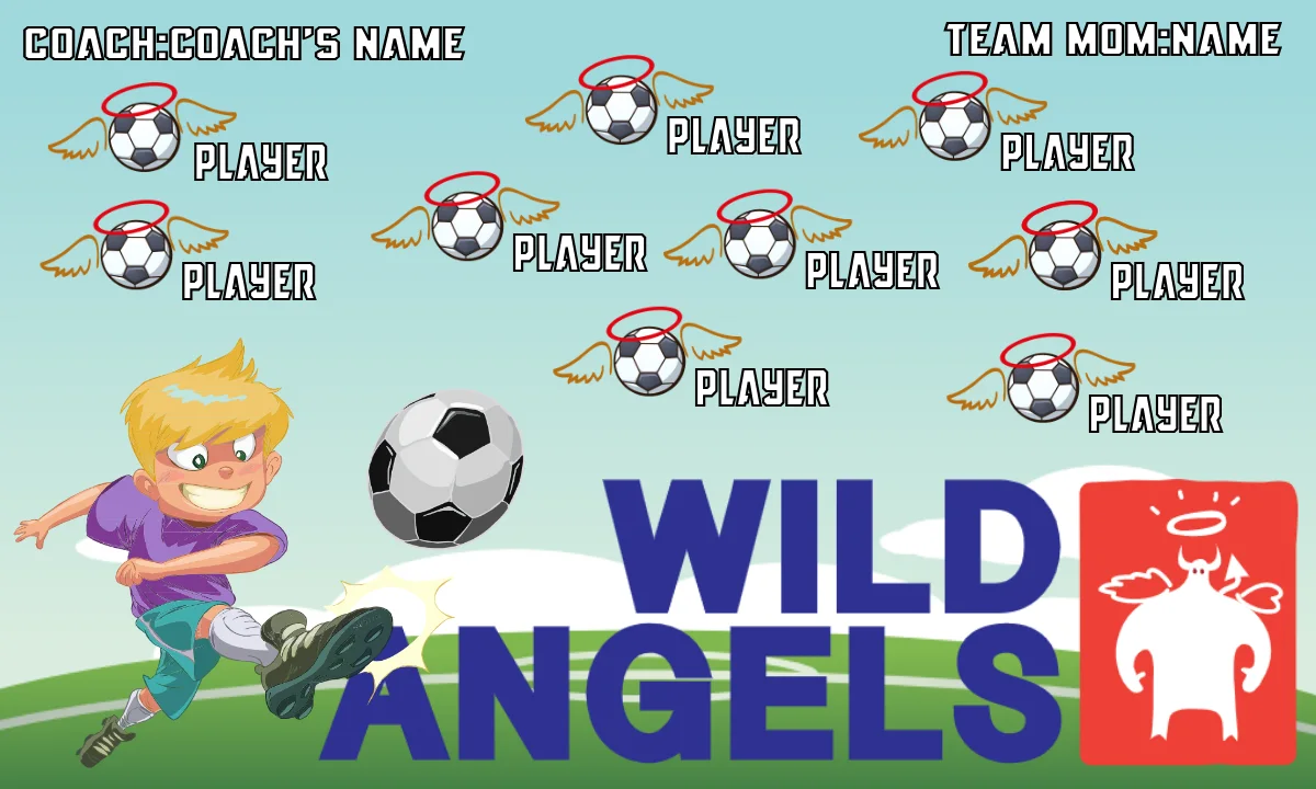 Wild Angles Soccer Banner,-soccer-banner-templates-picture