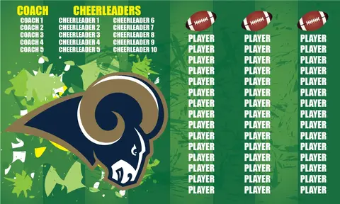 Los Angeles Rams Football Banner fantasy football banners images