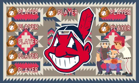 Cleveland Indians 2 Baseball Banner-softball-banner-designs-picture