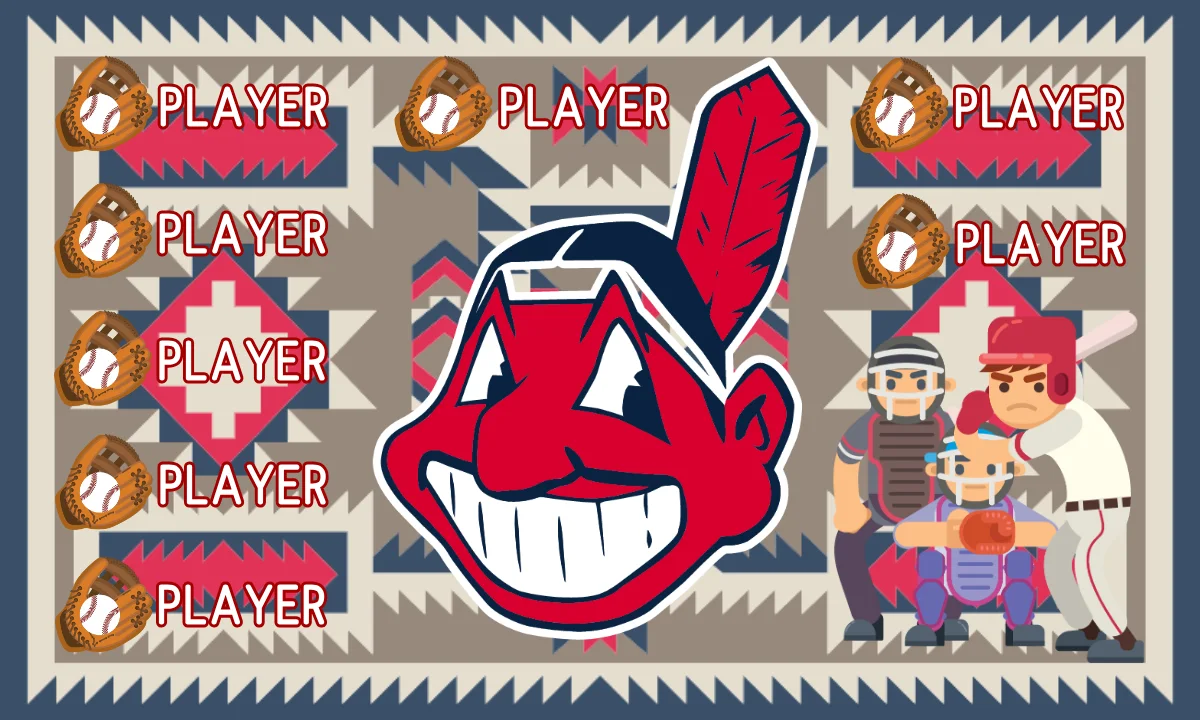 Cleveland Indians 2 Baseball Banner-softball-banner-designs-picture