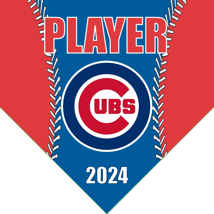 Cubs 1 Baseball Banner
