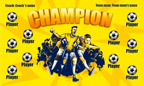 Champion 1 Soccer Banner-soccer-six-banner-competition-picture