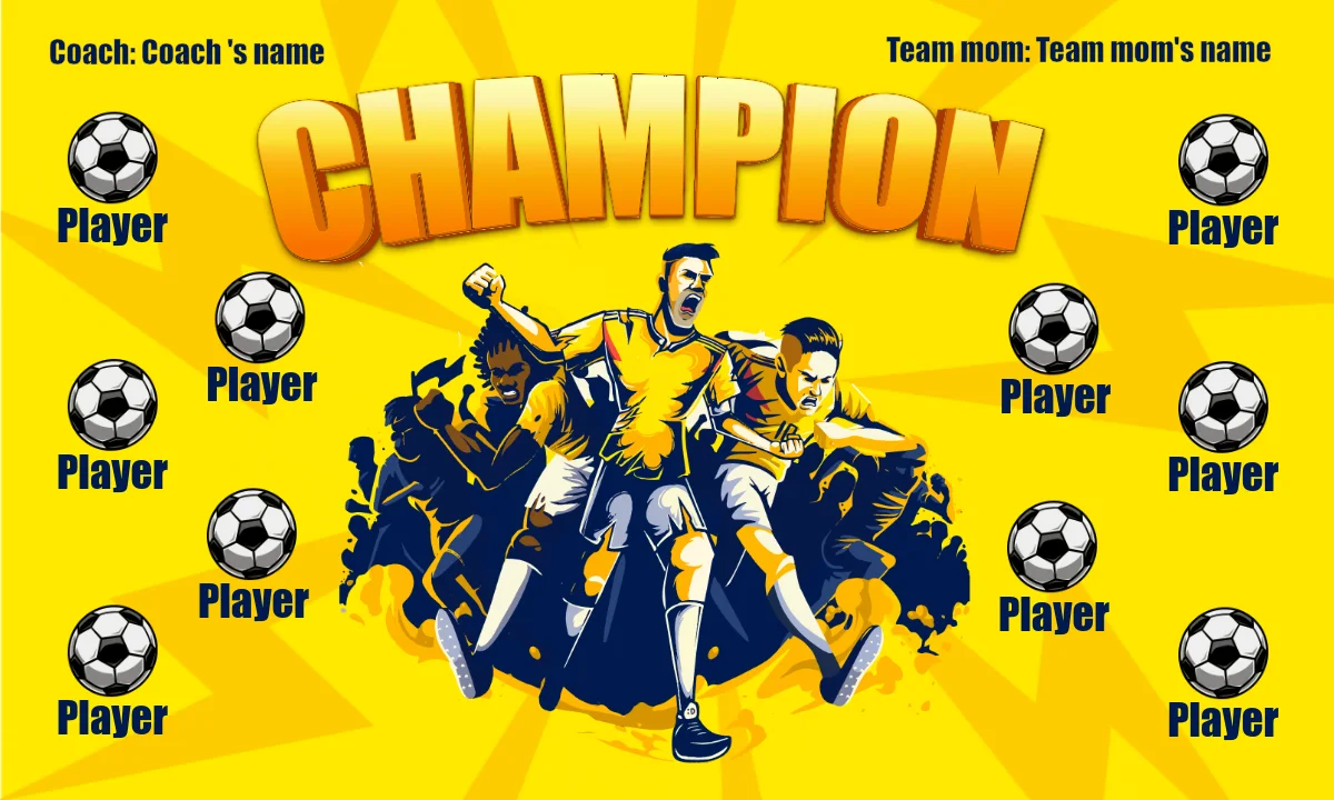Champion 1 Soccer Banner-soccer-six-banner-competition-picture