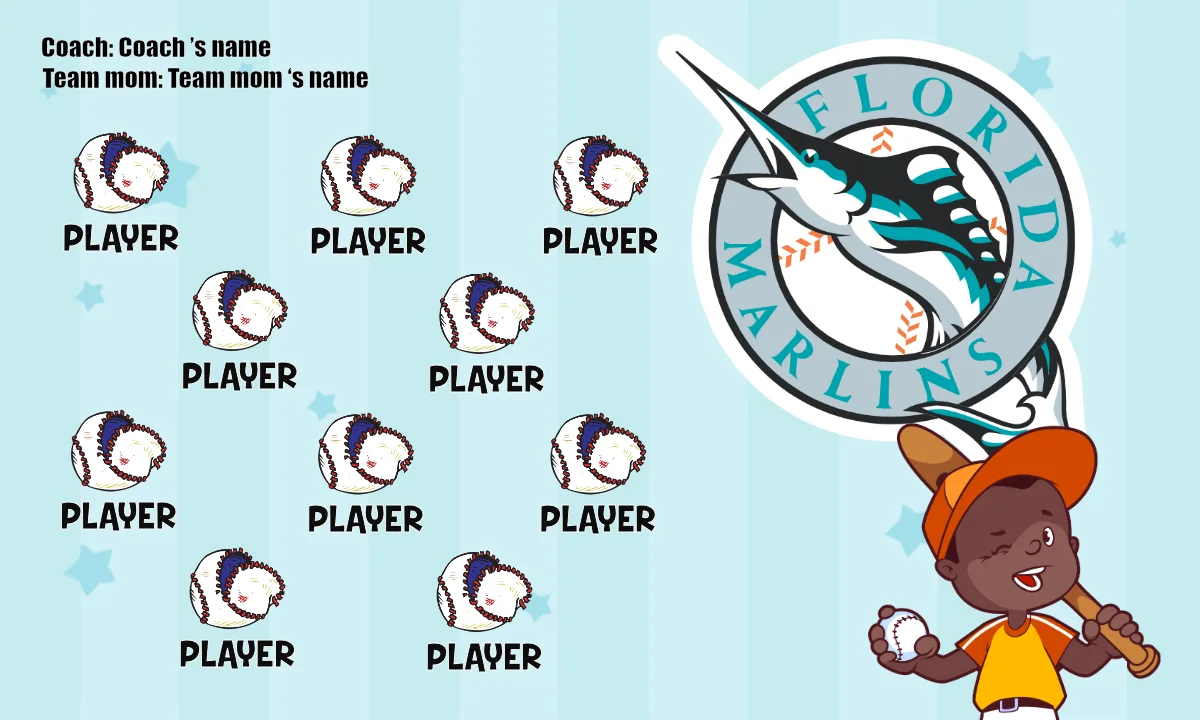 Marlins Baseball Banner-baseball-flags-and-banners-images