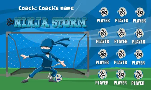 Ninja Storm Soccer Banner-soccer-team-banner-picture