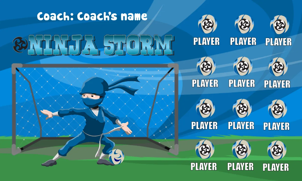 Ninja Storm Soccer Banner-soccer-team-banner-picture