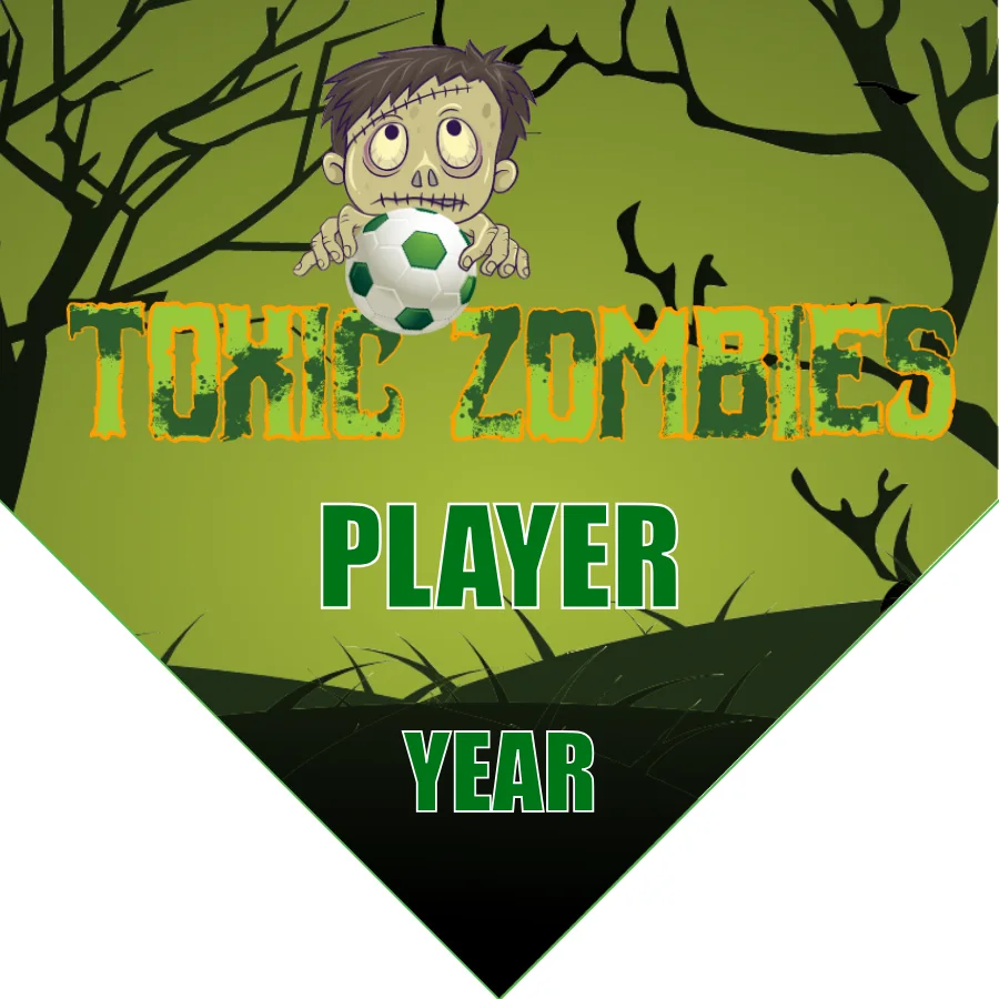 Zombies Toxic Soccer Banner-soccer-team-banners-picture