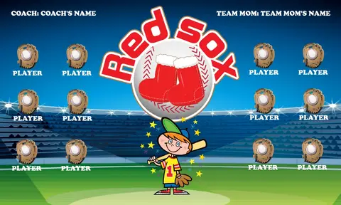 Red Sox 2 Softball Banner-softball-slogans-for-banners-images