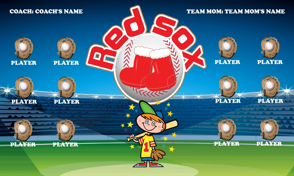 Red Sox 2 Softball Banner-softball-slogans-for-banners-images