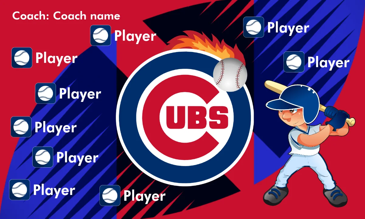 Chicago Cubs Baseball Banner-baseball-party-banners-images