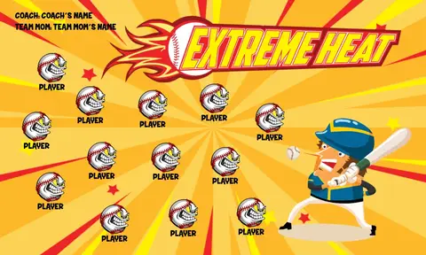 Extreme heat2 Softball Banner-asa-softball-banners-picture