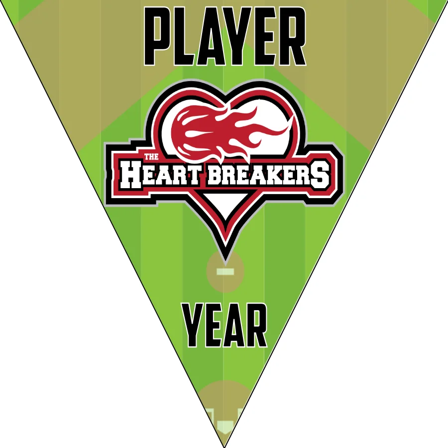 The Heartbreakers 1-red-green-triangle-softball-banner-cost-picture